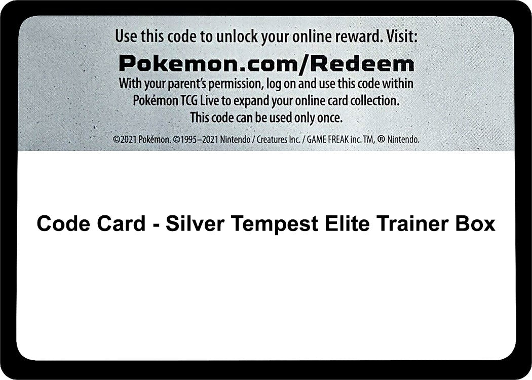 Image for Code Card - Silver Tempest Elite Trainer Box - Pokemon