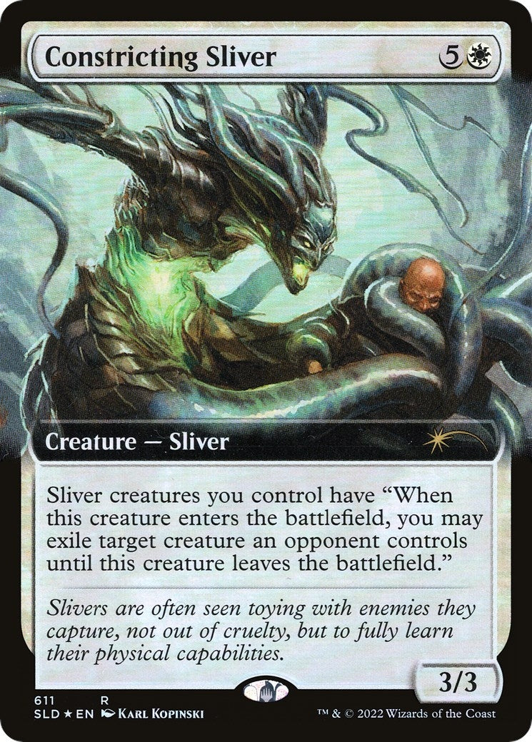 Image for Constricting Sliver (Extended Art) (Secret Lair Drop Series) (611) - Magic: The Gathering