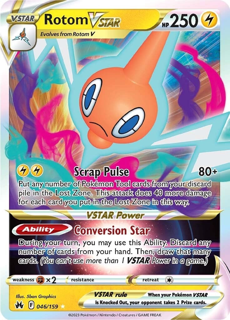Image for Rotom VSTAR (Crown Zenith) (046/159) - Pokemon