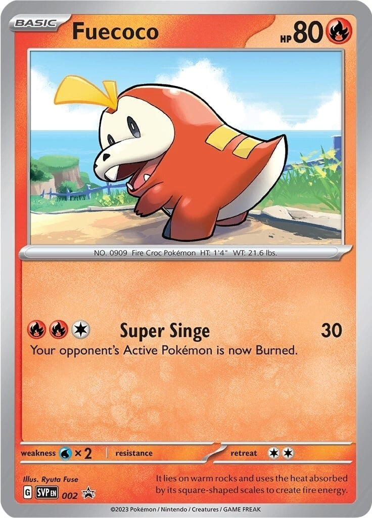 Image for Fuecoco - 002 (SV: Scarlet & Violet Promo Cards) (002) - Pokemon