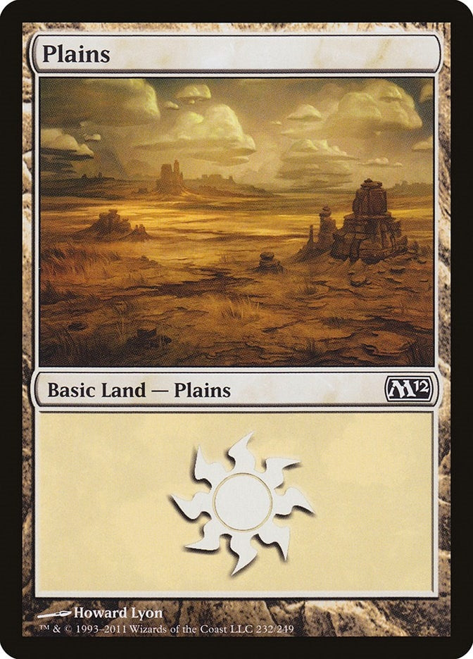 Image for Plains (232) (Magic 2012 (M12)) (232) - Magic: The Gathering