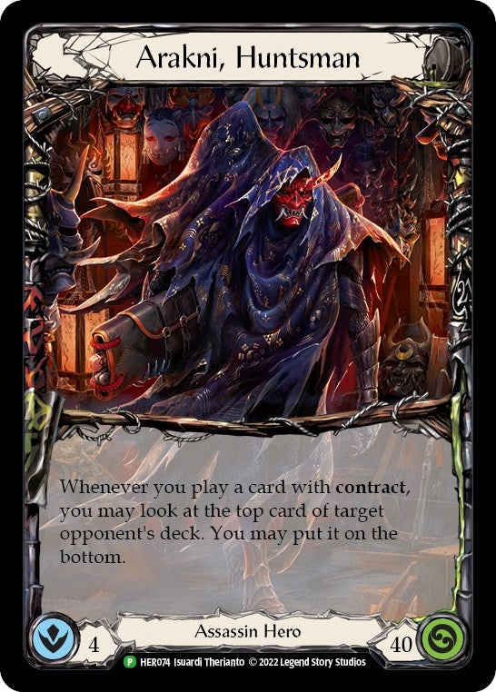 Image for Arakni, Huntsman - HER074 (Flesh and Blood: Promo Cards) (HER074) - Flesh and Blood TCG
