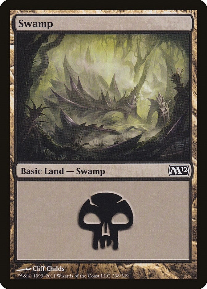 Image for Swamp (238) (Magic 2012 (M12)) (238) - Magic: The Gathering