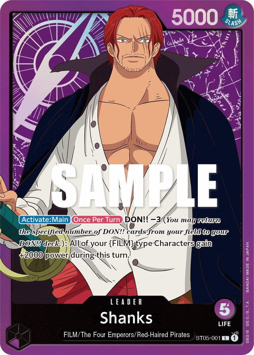 Image for Shanks (Starter Deck 5: Film Edition) (ST05-001) - One Piece Card Game