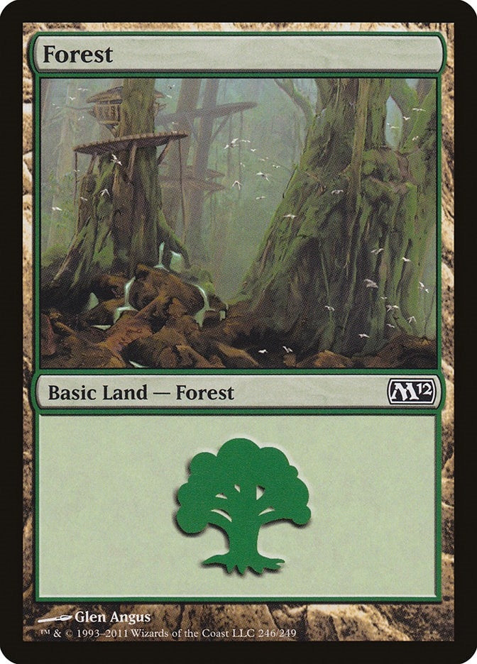 Image for Forest (246) (Magic 2012 (M12)) (246) - Magic: The Gathering