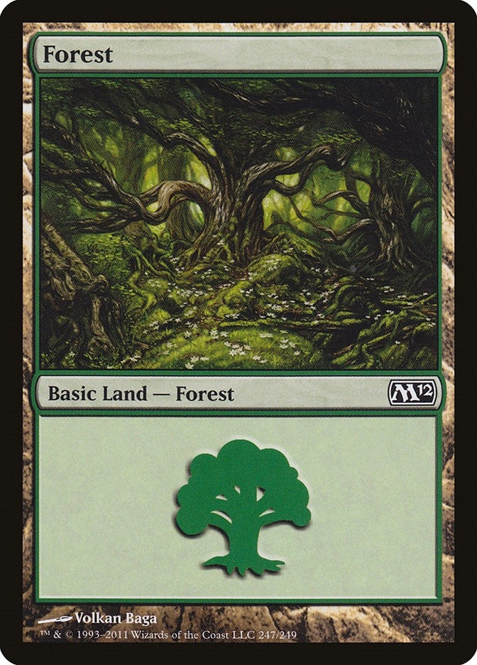 Image for Forest (247) (Magic 2012 (M12)) (247) - Magic: The Gathering