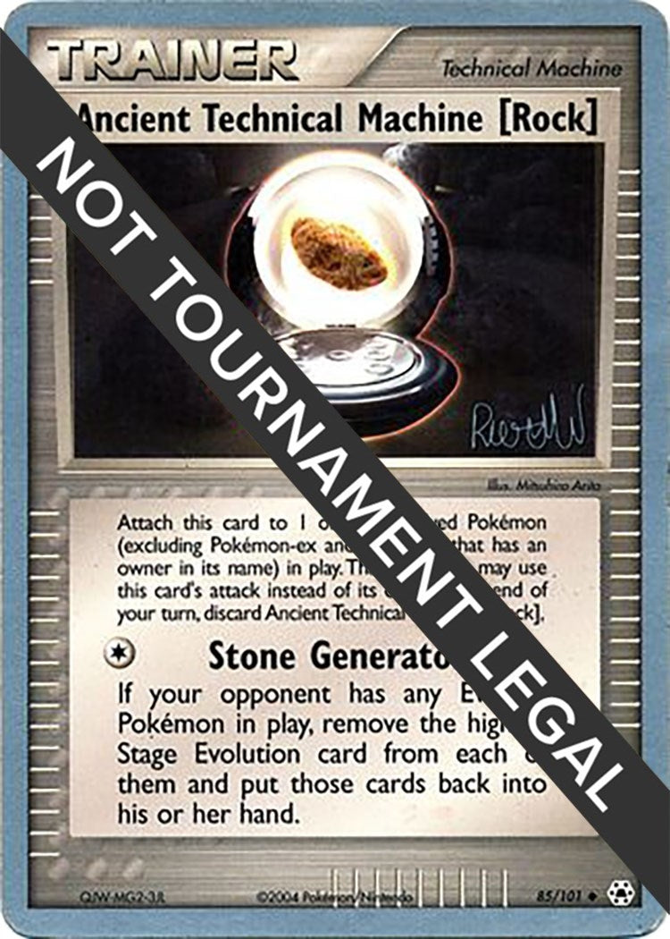 Image for Ancient Technical Machine [Rock] - 2004 (Reed Weichler) (World Championship Decks) (85/101) - Pokemon