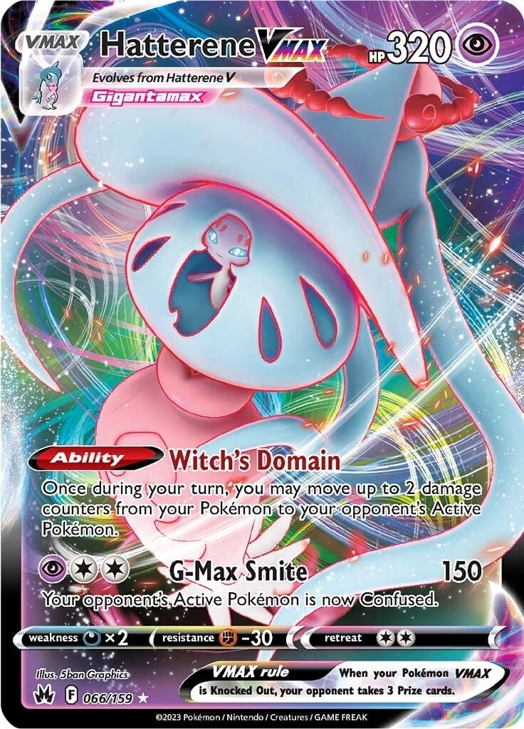 Image for Hatterene VMAX (Crown Zenith) (066/159) - Pokemon