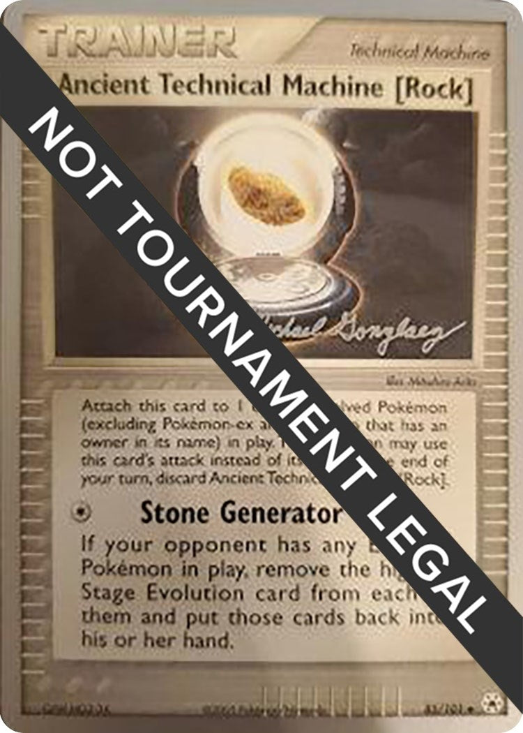 Image for Ancient Technical Machine [Rock] - 2005 (Michael Gonzalez) (World Championship Decks) (85/101) - Pokemon