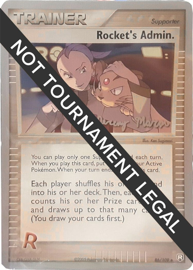 Image for Rocket's Admin. - 2005 (Jeremy Moran) (World Championship Decks) (86/109) - Pokemon