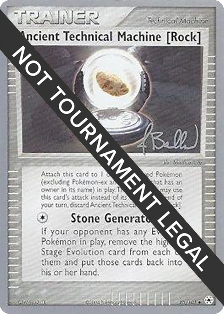 Image for Ancient Technical Machine [Rock] - 2006 (Jimmy Ballard) (World Championship Decks) (85/101) - Pokemon