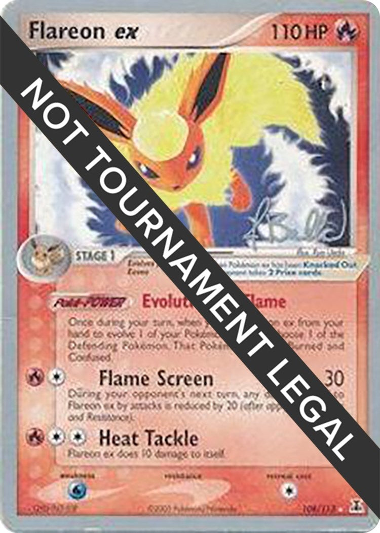 Image for Flareon ex - 2006 (Jimmy Ballard) (World Championship Decks) (108/113) - Pokemon