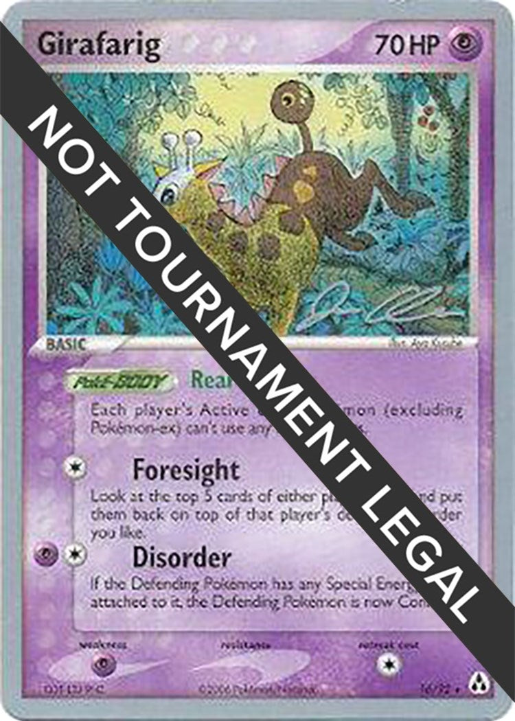 Image for Girafarig - 2006 (Jason Klaczynski) (World Championship Decks) (16/92) - Pokemon