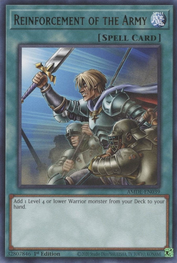 Image for Reinforcement of the Army (Amazing Defenders) (AMDE-EN039) - YuGiOh