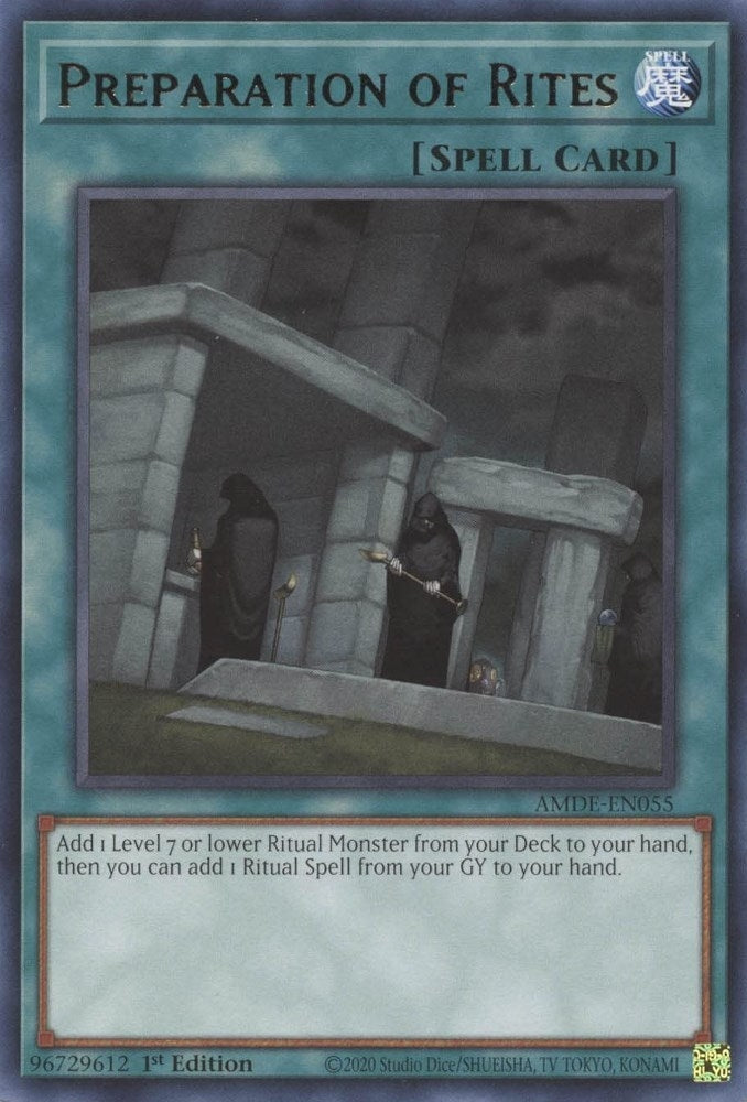 Image for Preparation of Rites (Amazing Defenders) (AMDE-EN055) - YuGiOh