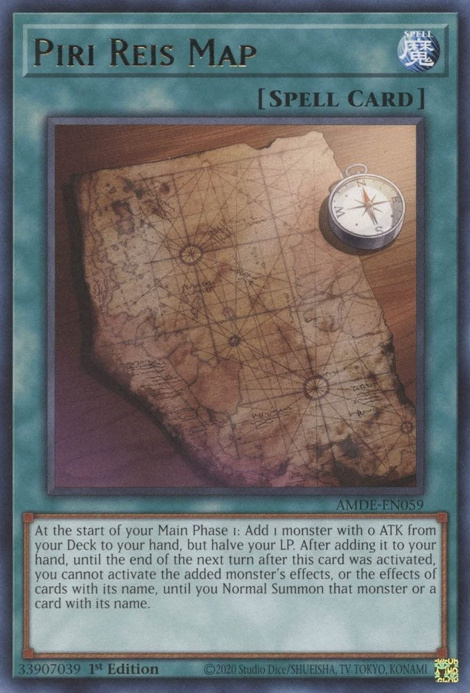 Image for Piri Reis Map (Amazing Defenders) (AMDE-EN059) - YuGiOh