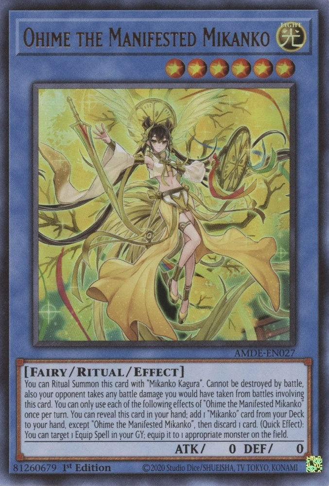 Image for Ohime the Manifested Mikanko (Amazing Defenders) (AMDE-EN027) - YuGiOh