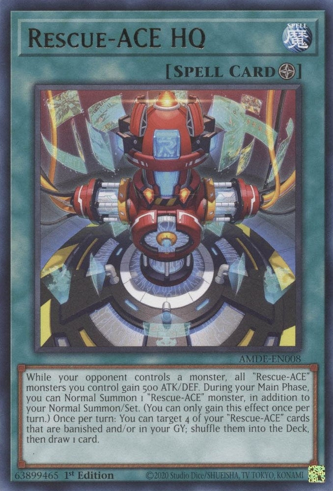 Image for Rescue-ACE HQ (Amazing Defenders) (AMDE-EN008) - YuGiOh