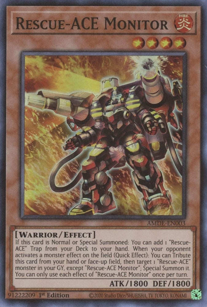 Image for Rescue-ACE Monitor (Amazing Defenders) (AMDE-EN003) - YuGiOh