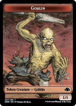 Image for Goblin // Saproling Double-Sided Token (Dominaria Remastered) (7 // 11) - Magic: The Gathering