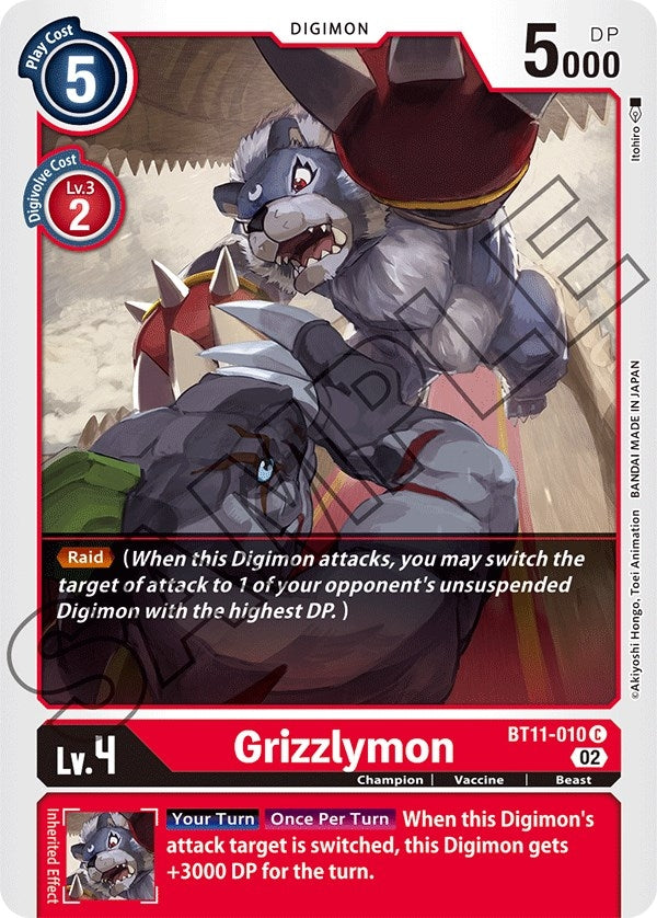 Image for Grizzlymon (BT11) (11010)