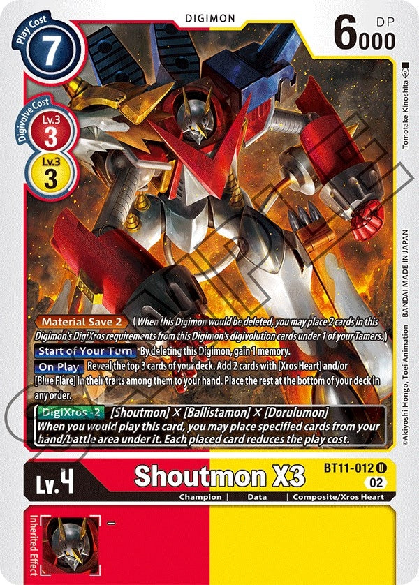 Image for Shoutmon X3 (BT11) (11012)