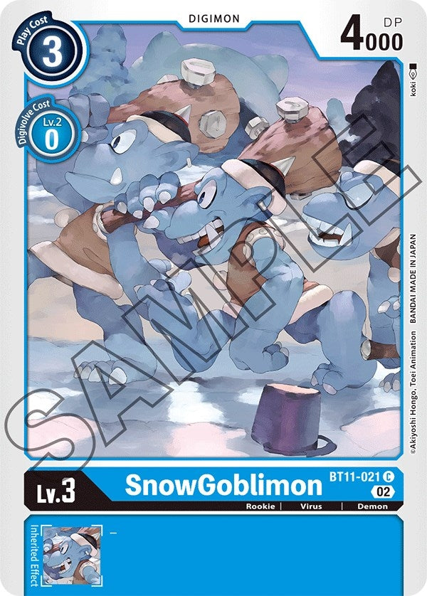 Image for SnowGoblimon (BT11) (11021)