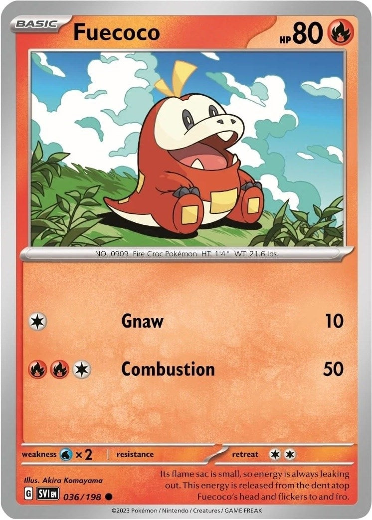 Image for Fuecoco - 036/198 (Mirage Holo) (Miscellaneous Cards & Products) (036/198) - Pokemon