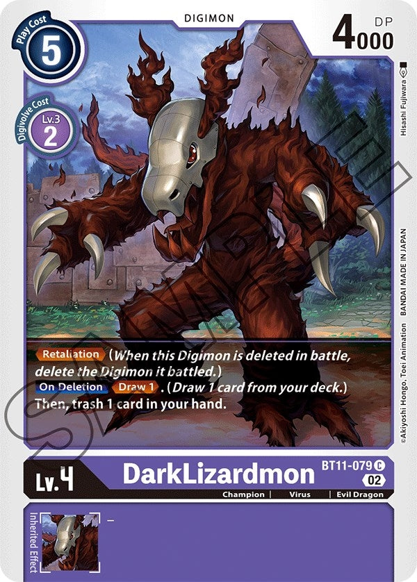 Image for DarkLizardmon (BT11) (11079)