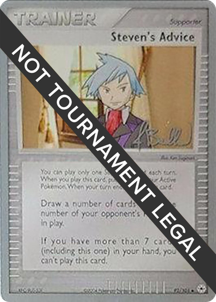 Image for Steven's Advice - 2006 (Jimmy Ballard) (World Championship Decks) (92/101) - Pokemon