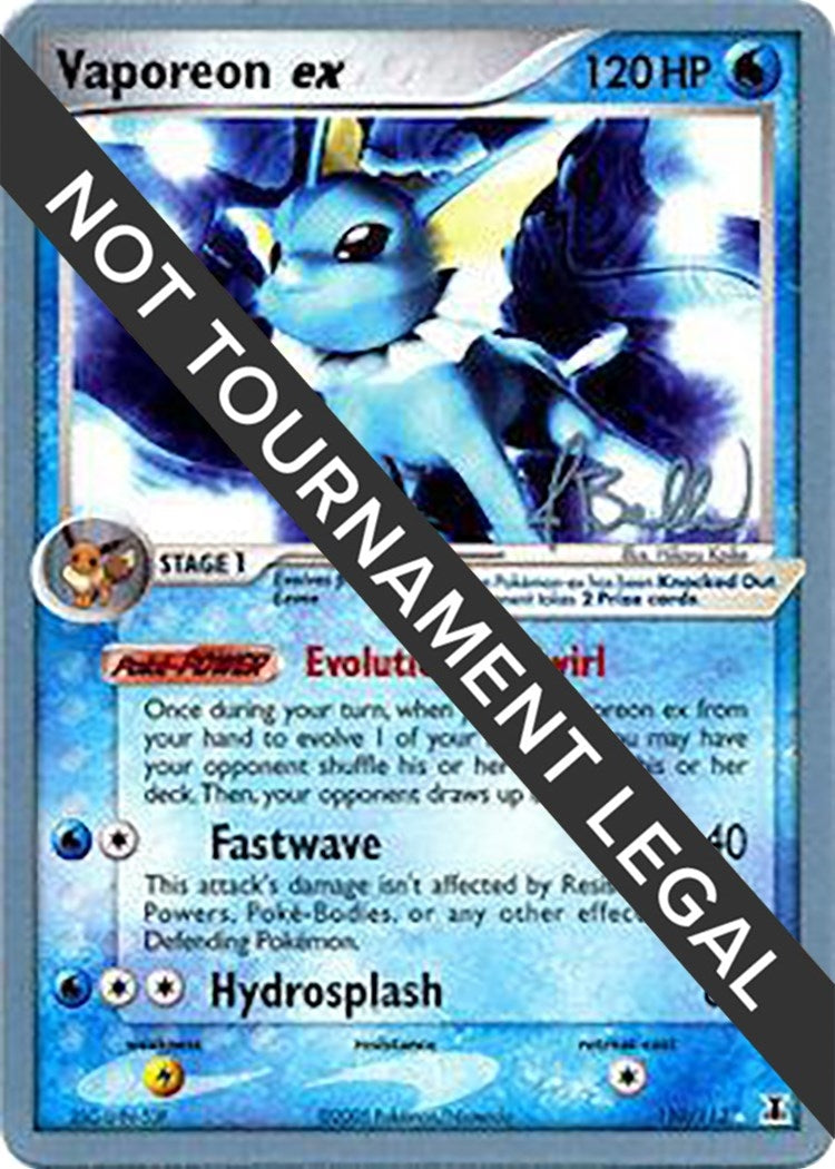 Image for Vaporeon ex - 2006 (Jimmy Ballard) (World Championship Decks) (110/113) - Pokemon