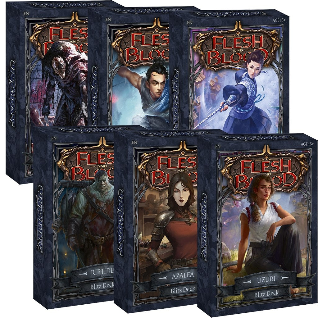 Image for Outsiders Blitz Deck [Set of 6] - Flesh and Blood TCG