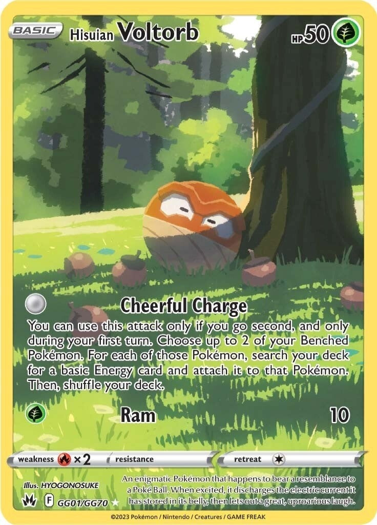 Image for Hisuian Voltorb (Crown Zenith: Galarian Gallery) (GG01/GG70) - Pokemon