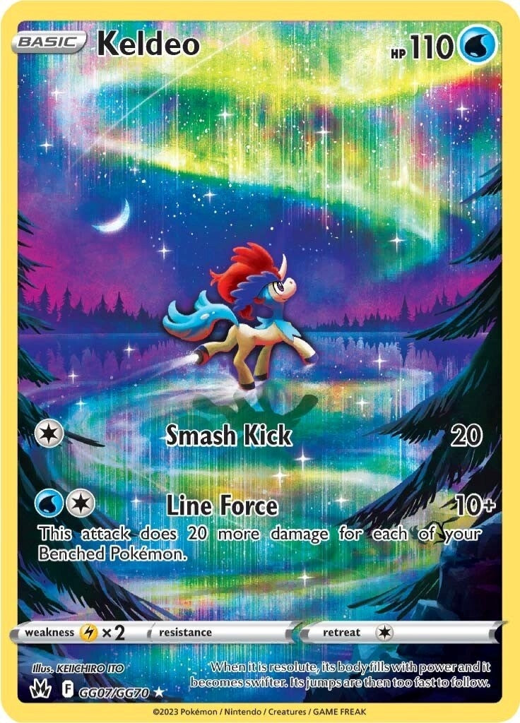 Image for Keldeo (Crown Zenith: Galarian Gallery) (GG07/GG70) - Pokemon