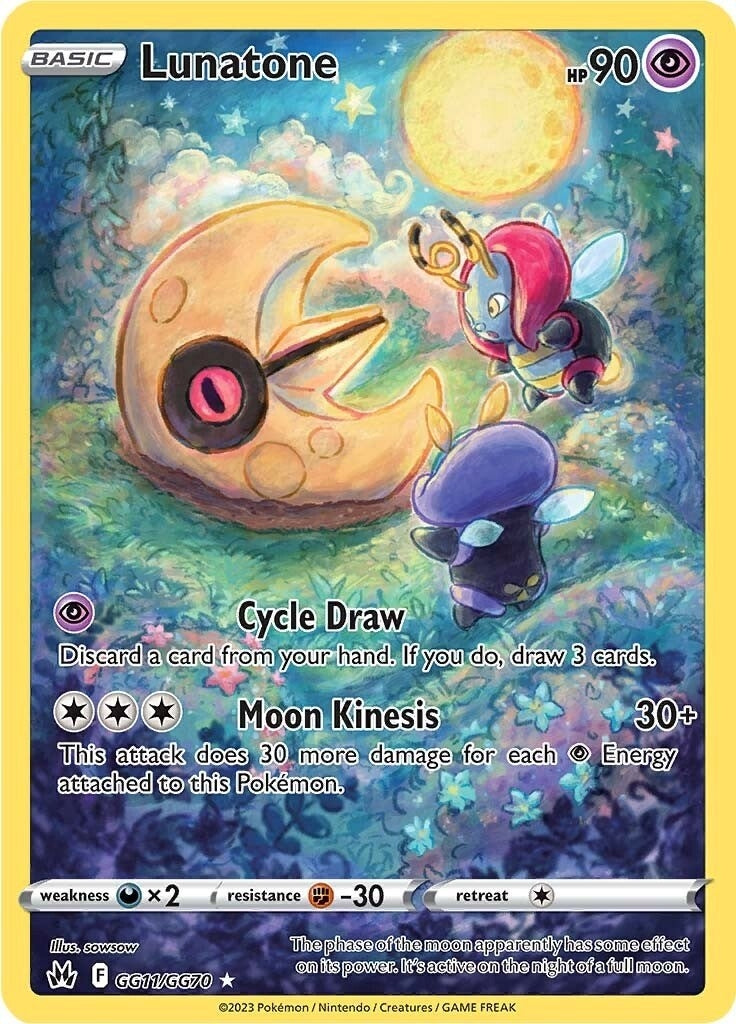 Image for Lunatone (Crown Zenith: Galarian Gallery) (GG11/GG70) - Pokemon