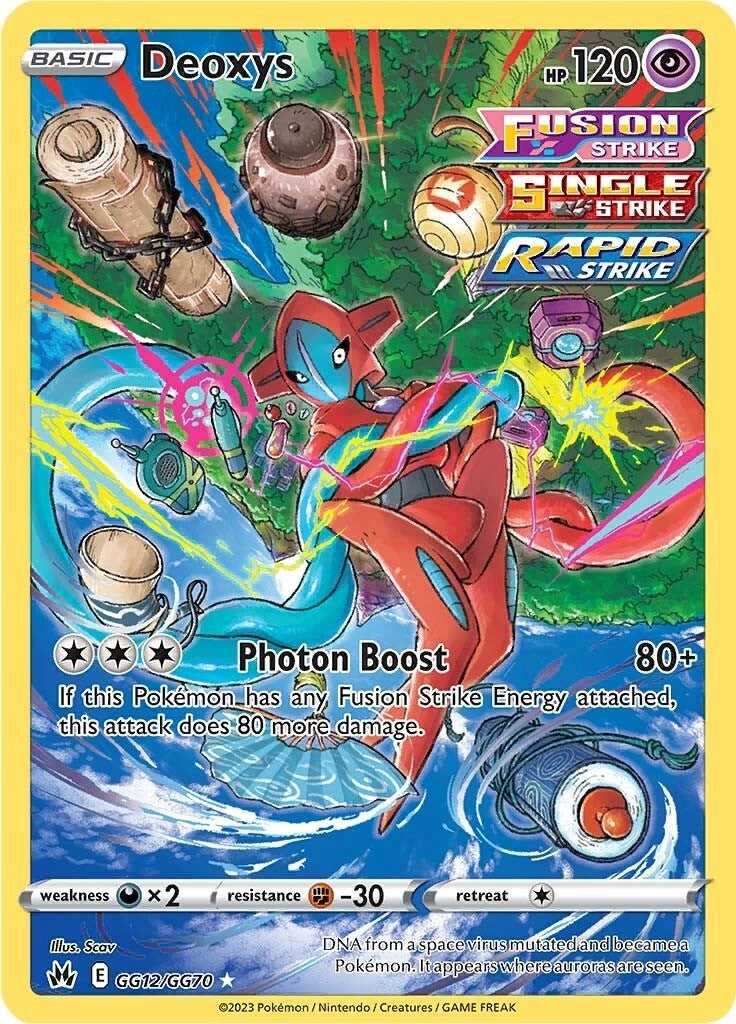 Image for Deoxys (Crown Zenith: Galarian Gallery) (GG12/GG70) - Pokemon