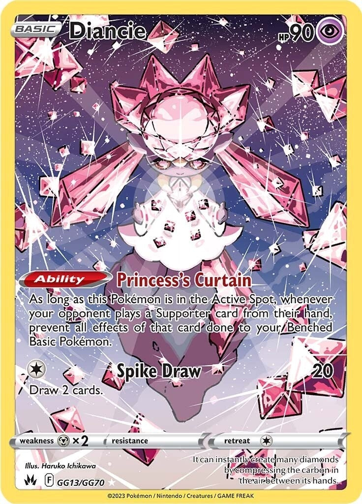 Image for Diancie (Crown Zenith: Galarian Gallery) (GG13/GG70) - Pokemon
