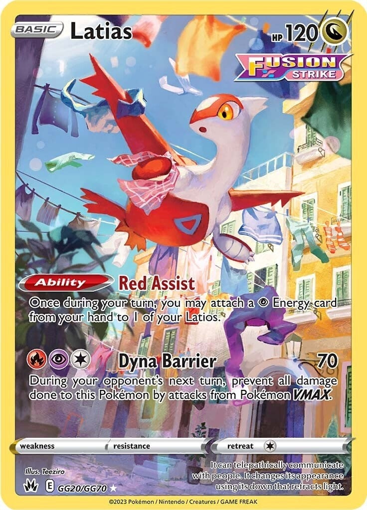 Image for Latias (Crown Zenith: Galarian Gallery) (GG20/GG70) - Pokemon