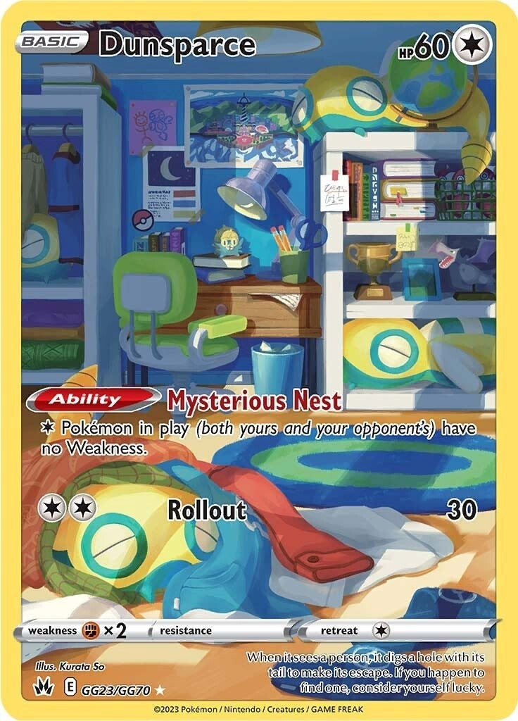 Image for Dunsparce (Crown Zenith: Galarian Gallery) (GG23/GG70) - Pokemon