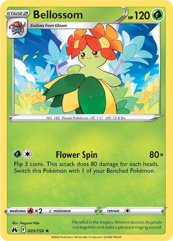 Image for Bellossom (Crown Zenith) (003/159) - Pokemon