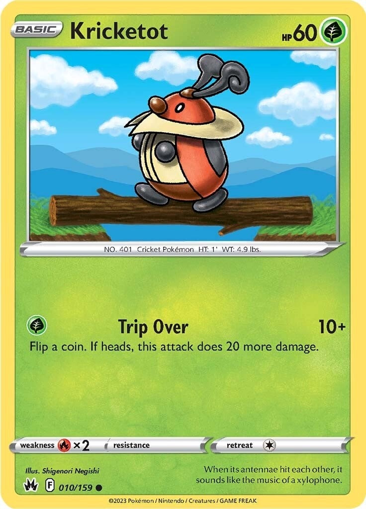 Image for Kricketot (Crown Zenith) (010/159) - Pokemon
