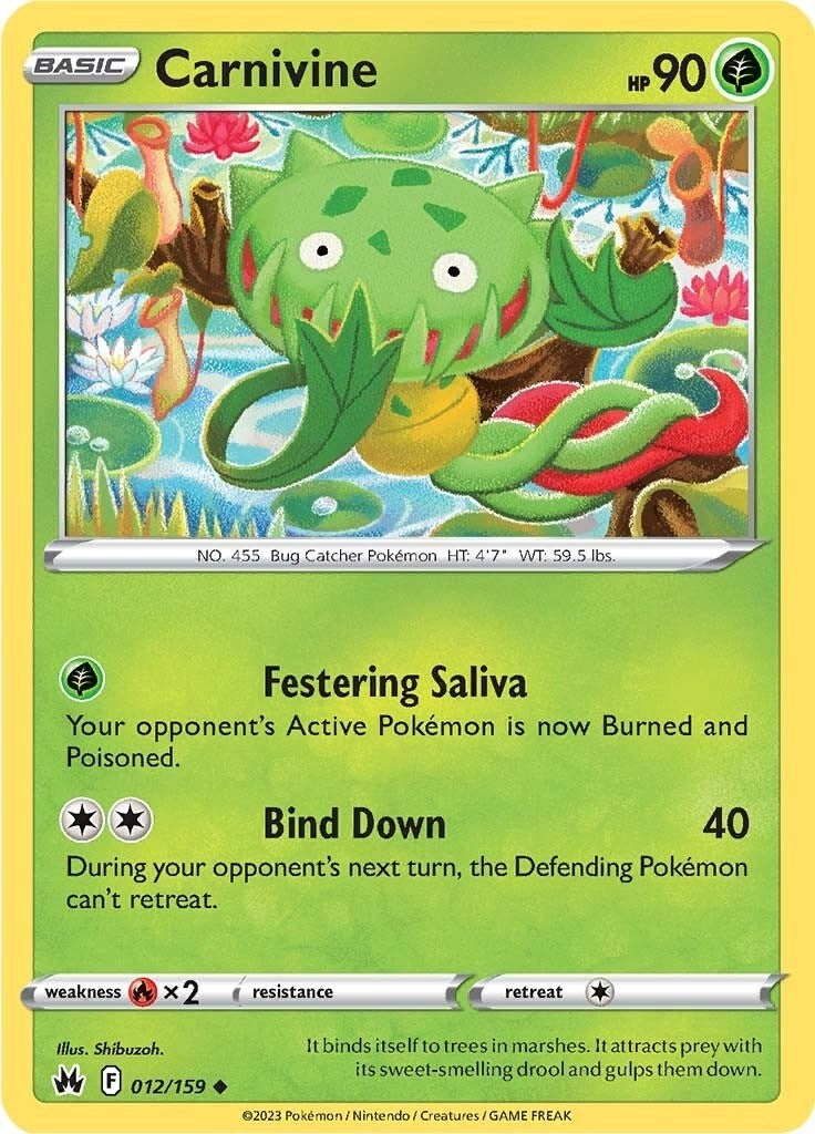 Image for Carnivine (Crown Zenith) (012/159) - Pokemon