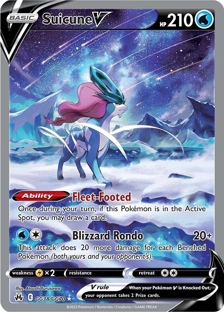 Image for Suicune V (Crown Zenith: Galarian Gallery) (GG38/GG70) - Pokemon