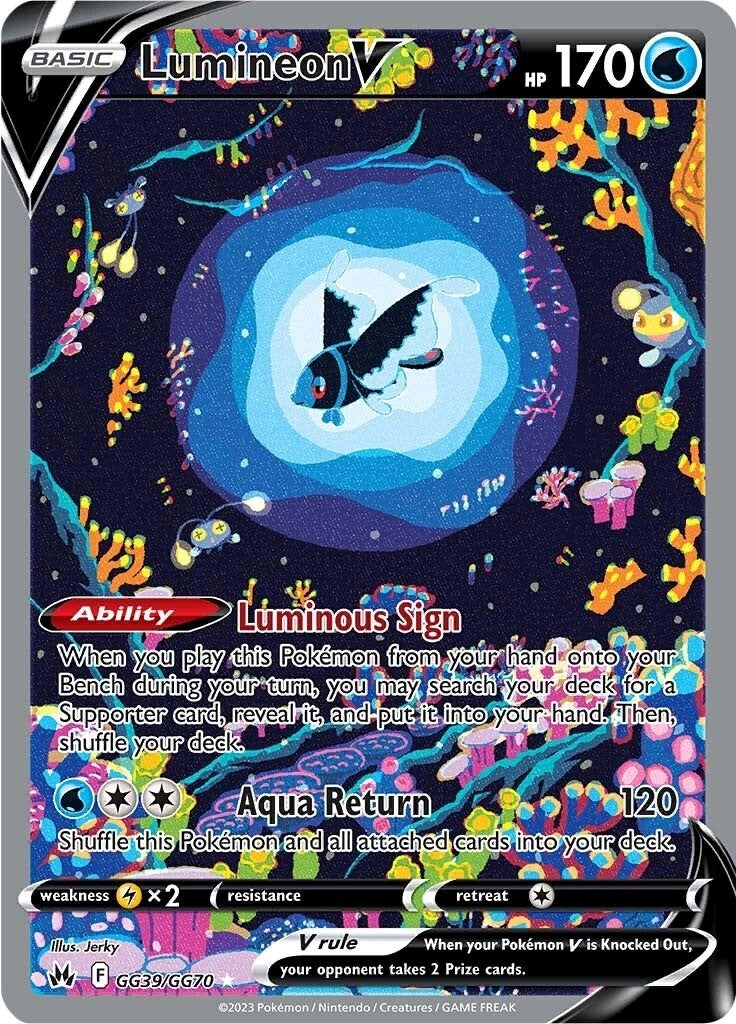 Image for Lumineon V (Crown Zenith: Galarian Gallery) (GG39/GG70) - Pokemon
