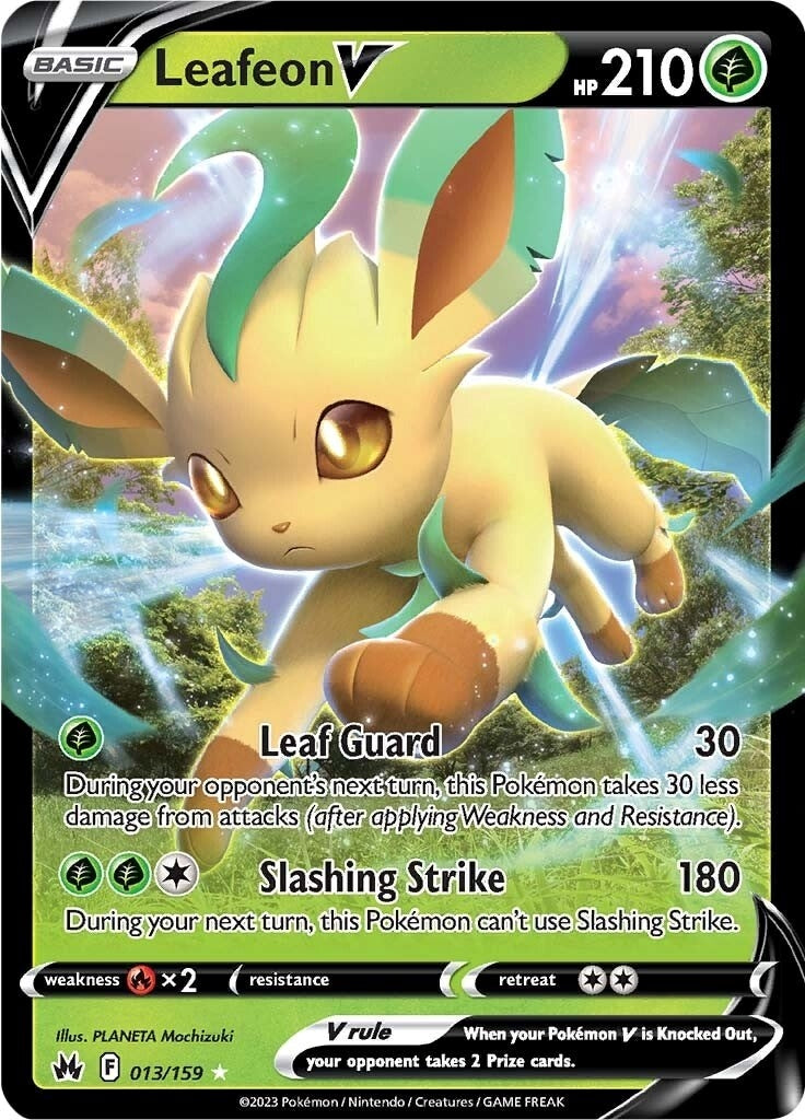 Image for Leafeon V (Crown Zenith) (013/159) - Pokemon