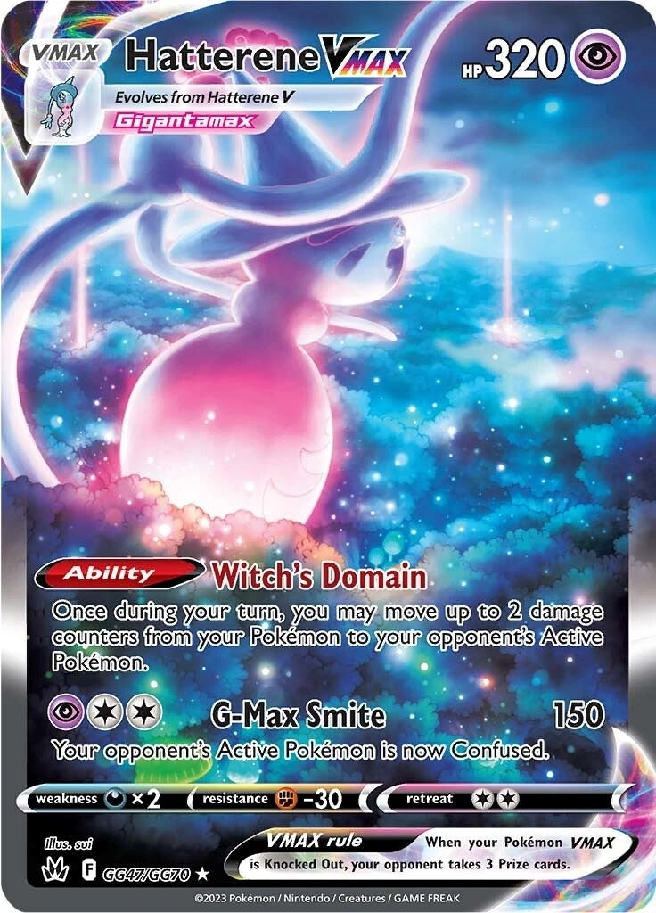 Image for Hatterene VMAX (Crown Zenith: Galarian Gallery) (GG47/GG70) - Pokemon