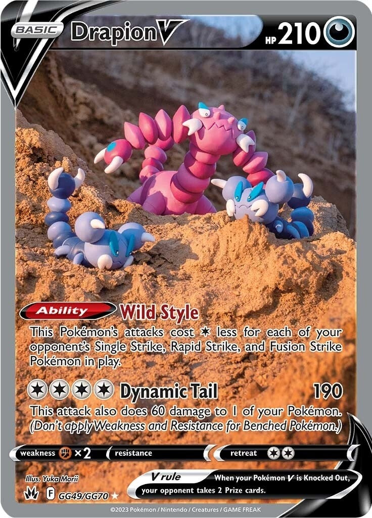 Image for Drapion V (Crown Zenith: Galarian Gallery) (GG49/GG70) - Pokemon