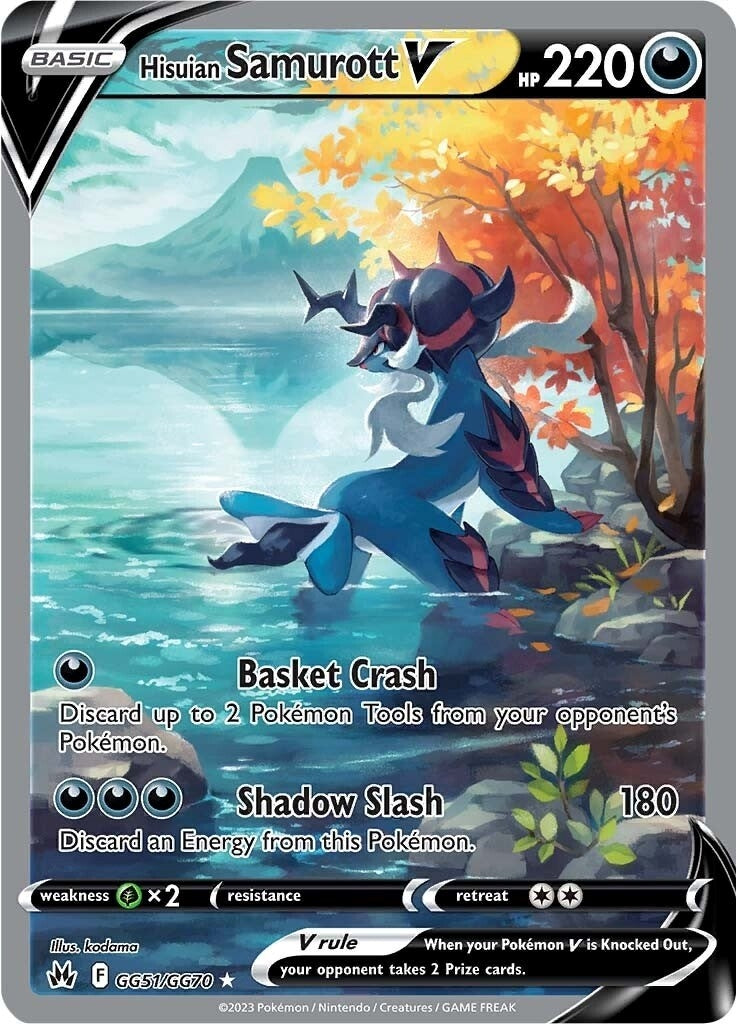 Image for Hisuian Samurott V (Crown Zenith: Galarian Gallery) (GG51/GG70) - Pokemon