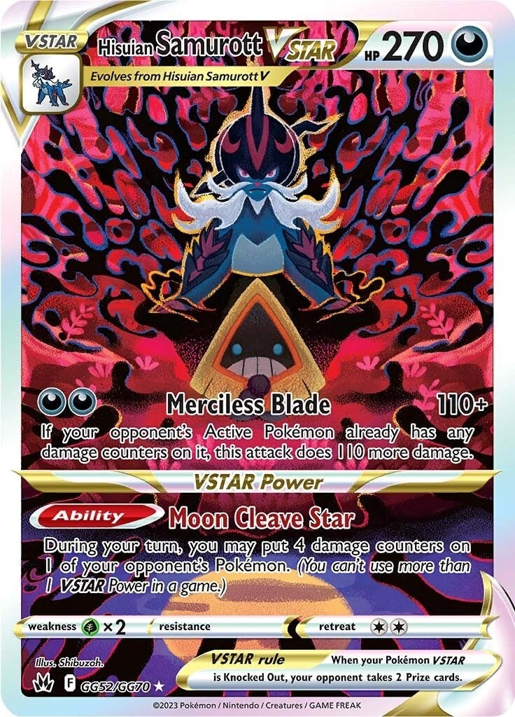 Image for Hisuian Samurott VSTAR (Crown Zenith: Galarian Gallery) (GG52/GG70) - Pokemon
