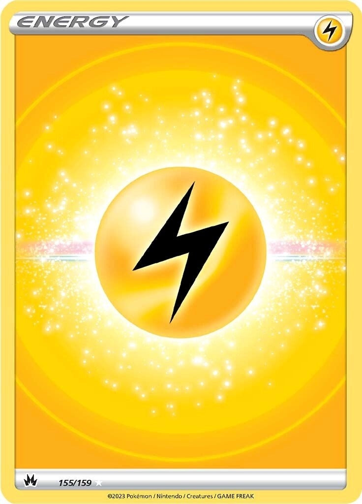 Image for Lightning Energy (Texture Full Art) (Crown Zenith) (155/159) - Pokemon